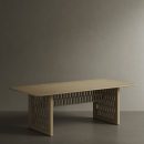N2 Dining Table Light Teak